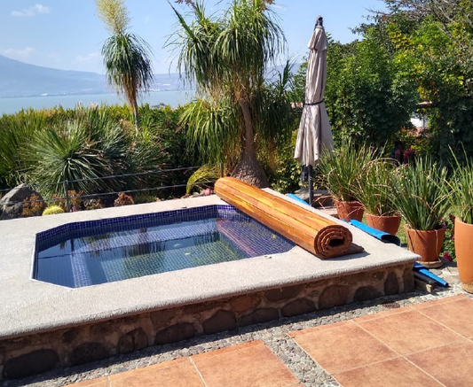 Cubierta para jacuzzi enrollable